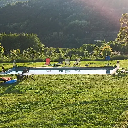 Casa Bianca Azzurra Con Piscina * Niella Belbo